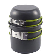 Travel Camping Cookware Kit Cooking Set Ultralight Outdoor Tableware Set Tourism Equipment for Hiking Picnic