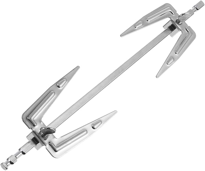 Rotisserie Meat Forks Air Fryer Fork Grill Spit Rod Stainless Steel Roast Chicken for Home Picnic BBQ Camping