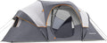 HIKERGARDEN 10 Person Camping Tent - Portable Easy Set Up Family Tent for Camp, Windproof Fabric Dome Tent Outdoor for Hiking, Backpacking, Traveling-14'x11'x74in(H)