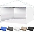 CROWN SHADES 12x12 Canopy Sidewalls (4pck) - Side Walls 12x12, Sidewalls for Canopy - Canopy Cover, Tent Accessories, White