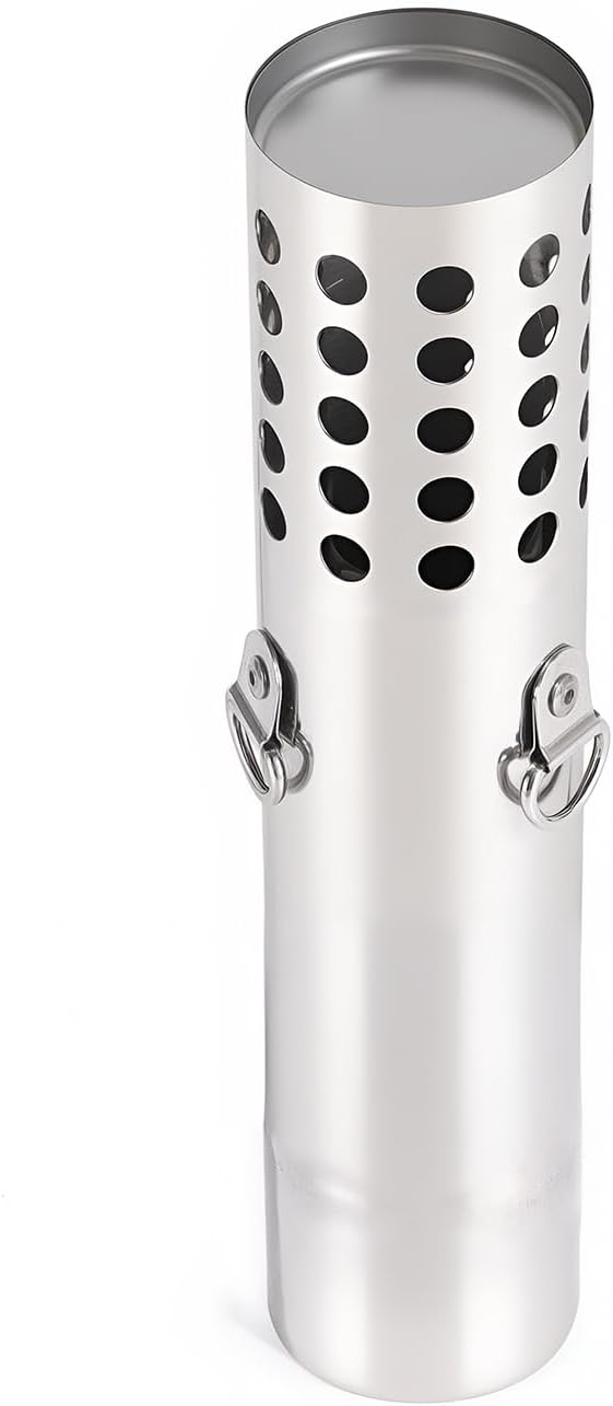 2.36 "Spark Arrestor Stainless Steel Chimney Rain Cap Tent Stove Exhaust Tube Suitable for Camping Independent Stove Accessories