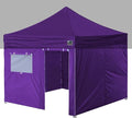 Eurmax USA Full Zippered Walls for 10 x 10 Easy Pop Up Canopy Tent,Enclosure Sidewall Kit with Roller Up Mesh Window and Door 4 Walls ONLY,NOT Including Frame and Top（Purple）