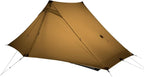3F UL GEAR Lanshan 2 Person Tent Hiking Ultralight Camping Tent Professional 15D Silnylon Rodless Trekking Pole Tent Waterproof Backpacking Outdoor for Camping, Bivvy