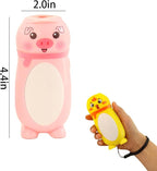 4 Pack Small Mini LED Flashlights for Kids Toddlers Cute Small Animal Flashlight- 2 in 1 Flashlight Camping Lantern Flashlights - Christmas Gifts Stocking Stuffers for Girls Boys Party Favors