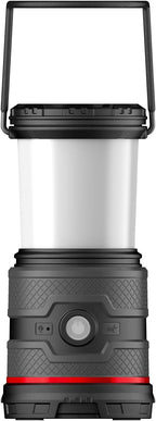 COAST EAL35R 1000 Lumen Voice-Controlled LED Emergency & Camping Area Lantern with Warm, Cool White, Day, Red & Red Flashing Mode, Power Bank Functionality - Black