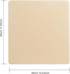 10 Inch Small Pizza Stone with Parchment Paper(50 pcs) for Camp Oven 10”x11”x0.5”, Garpernics Rectangular Cordierite Baking & Grilling Stone for Grills and Air Fryers Fit for Coleman Camp Oven