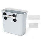 Skyflame Magnetic Hanging Trash Can, 2.1 Gallon Plastic Garbage Container, Multi-Function Grill Hanging BBQ Utensils Organizer Holder, Use for Kitchen/Bedroom/Bathroom/Camping/Grills