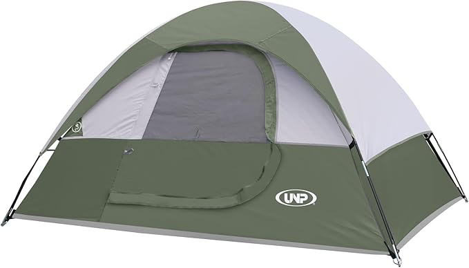 Camping Tent 2-4 Person, Waterproof Windproof Tent with Rainfly Easy Set up-Portable Dome Tents for Camping…