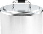 Fire Pit Lid for Solo Stove Bonfire 2.0, 304 Stainless Steel Fire Pits Round Lid with Heat Resistant Handle, Camping for Solo Stove Accessories Bonfire and Other 19.5" Outdoor Firepit