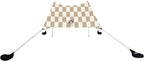 Neso Grande Portable Beach Tent Sun Shelter - Lightweight Beach Shade Canopy - Easy Setup for Family Outings - Patented Reinforced Corners - UPF 50+ Sun Protection - 7ft Tall, 9 x 9ft
