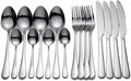 16 Piece Stainless Steel Tableware Set Fork Spoon Knife Cutlery Set Dinnerware Set Spoon Complete Tableware Eco Friendly Serves for 4