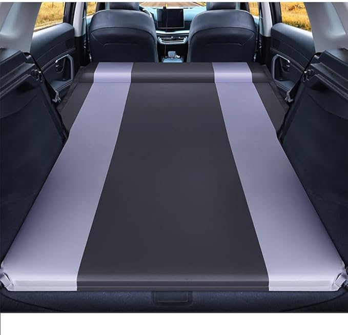 Car Inflatable Mattres for Jeep Grand Cherokee WH 2005 2006 2007 2008 2009 2010 Thickened Inflatable Back Seat Bed Outdoor Camping Sleeping Pad Portable Travel Mattress,Black