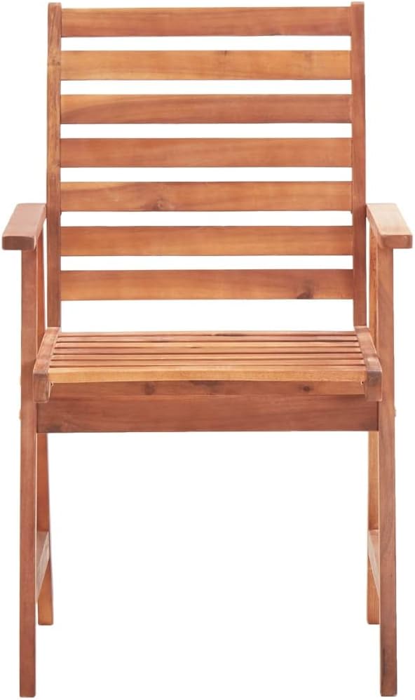 Patio Dining Chairs,Outdoor Chairs,Coffee Chair,Study Chair,Bistro Chair,Fishing Chairs,Camp Chair,Garden Chairs,for Deck, poolside,Camping,Beach,Campsite, 3 pcs with Cushions Solid Acacia Wood
