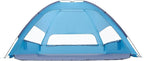 VEVOR Beach Tent Sun Shelter for 8 Person, UPF 50+ Protection, Portable Sun Shade Beach with Carrying Bag & Sand Pockets, Lightweight and Easy Setup Beach Umbrella for Camping Fishing Outdoor Picnic