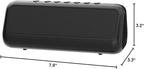 Solar Bluetooth Speaker Portable Wireless, 50H Playtime with HD Stereo Sound,5000mAh Can Charge Cell Phone,BT5.3,Outdoor Waterproof IPX6,TWS Pairing/AUX/TF play for Camping/Beach/Party/travel/Cycling