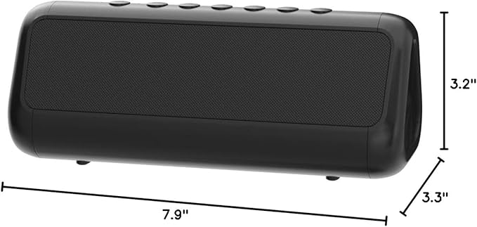 Solar Bluetooth Speaker Portable Wireless, 50H Playtime with HD Stereo Sound,5000mAh Can Charge Cell Phone,BT5.3,Outdoor Waterproof IPX6,TWS Pairing/AUX/TF play for Camping/Beach/Party/travel/Cycling