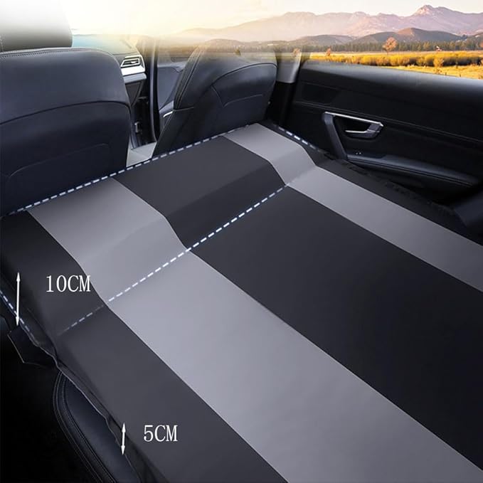 Car Inflatable Mattres for Jeep Grand Cherokee WH 2005 2006 2007 2008 2009 2010 Thickened Inflatable Back Seat Bed Outdoor Camping Sleeping Pad Portable Travel Mattress,Orange
