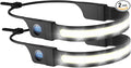 LED Headlamp Flashlight, High Lumens 230° Broadbeam Headlight, USB Rechargeable Head Lamp with Digital Power Display, Lightweight Waterproof Headlamps for Camping Running Hiking, Flexible Silicone