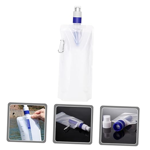 Water Purifier Bag Filter Reusable Compact Portable for Camping Hiking Daily Use