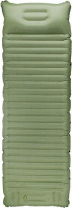 Camping Sleeping Pad Inflatable Mattress, Compact-Portable Lightweight Mat with Built-in Foot Mattress Twin Size Double with Pillow Built-in