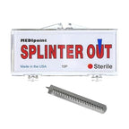 Splinter Out Splinter Remover 10 Count (Pack of 1) | Fast, Painless Splinter Removal | Essential First Aid for Home, Work, Travel & Camping | Ideal for Hiking, Woodworking, Gardening & Outdoors