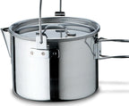 Snow Peak Kettle No. 1 - Stainless Steel Kettle for Outdoor Cooking - Durable Camping Kettle for Camping & Hiking