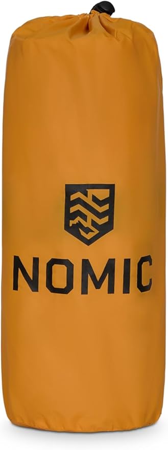 Nomic Lumin AIR Self Inflating Sleeping Pad, Extra Thick 4" Insulated Camping Mat with Built-in Foam Pump, 30s Inflate / 5s Deflate, Integrated 6" Pillow, 79 x 26 x 4 in, Est. R-Value 4