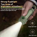 HomeBeyond Portable Camping Lantern Rechargeable,LED Flashlight Spotlight with 6 Modes, Red Light Emergency Outdoor Tent Light for Hiking, Night Walking, Hurricane