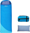 Adult Sleeping Bag with Pillow Comfortable Durable & Waterproof Lightweight for Adults Kids Spring Summer Autumn 3 Seasons Travel Camping Outdoor