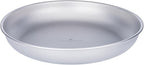 Boundless Voyage Titanium Camping Plate Dishes Saucer Lightweight Round Dinnerware Set Stackable Serving Plates Pasta Plates Travel Outdoor Home Kitchen Tableware Set Ti1120T