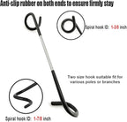 Camping Lantern Hook Hanger Tent Light Outdoor Lamp Hanger Non-Slip for Camping Hiking - 2pcs