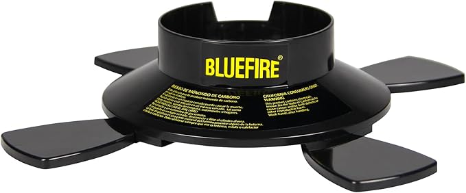 BLUEFIRE Dual-Use Camping & Brazing Fuel Gas Cylinder Stand Star Shape Bottle Base Propane MAPP MAP PRO Canister Stabilizer, Accessory for Portable Welding Torch Burner Stove,Bottle not Included