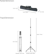 Side-Exit Chimney Tripod Kit for Camping Stoves, Adjustable Pipe Support Stand for Hot Tent & Wood Stove Setups
