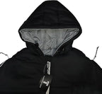 Thermotuff Wearable Sleeping Bag with Dual Hoodie, Zippered Arm Holes, Pockets & Adjustable Drawstring - Ideal for Camping, Cold Weather Hiking, and Stadium Sak Blanket