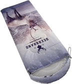 Sleeping Bag for Kids Adults,Brown Giraffe Fur Pattern-Lightweight Warm Portable Outdoor Indoor-Waterproof Cold Weather Resistant Sleeping Bag for Camping Hiking