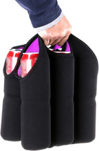 Hipiwe 6 Pack Beer Cooler Tote Bag, Extra Thick Neoprene Beer Bottle/Can/Beverage Carrier, Insulated Feeding Bottles Tote Sleeve