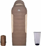 Ultralight Down Sleeping Bag with Pillow, 15F 32F 45F Sleeping Bag for Women,Men,Youth Backpacking,Hiking and Camping Outdoor with YKK Two-Way Zipper 680 FP Down
