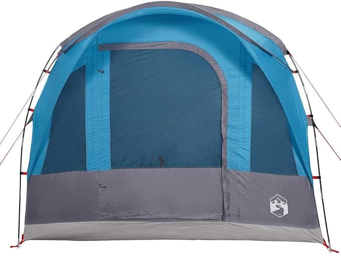 3-Person Green Waterproof Camping Tent with Tunnel Design, All-Season Outdoor Shelter for Backpacking and Hiking, Easy Setup Windproof Polyester Shelter with Mosquito