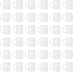 11 Oz Sublimation Blank Ceramic Coffee Mugs Case Of 36 Pcs White Coffee Mugs Blank Coated Cup Blank White Mug Sublimation Blanks DIY Mugs