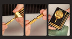 IKXO Folding Camping Cutlery Set Portable Tableware Set Spoon and Fork with Case for Picnic Hiking Thermos Camping Travel Other Outdoor Activities ， Mirror Polished Pocket-sized