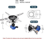 Widesea Backpacking Stove 3300W Camping Stove Portable Gas Burner with Iginitor Mini Ultralight Hiking Gear Outdoor Equipment