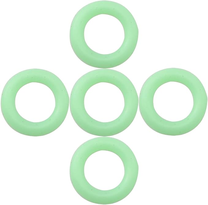 30PCS Tents Accessories Tent Canopy Nail Ring Tent Stakes Ring Fluorescent Glow in The Dark Tent Ring Tent Nail Rings