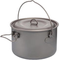 Compatible for Widesea Titanium Camping Tableware Cookware Set, Outdoor Cooking Pot Picnic Kitchen Hiking Trekking(1300ml)