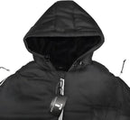 Thermotuff Wearable Sleeping Bag with Dual Hoodie, Zippered Arm Holes, Pockets & Adjustable Drawstring - Ideal for Camping, Cold Weather Hiking, and Stadium Sak Blanket
