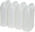 FastRack 1 Gallon Water Jug (Pack of 4) | F-Style Reusable Plastic Jug with lid for Liquids | Heavy-Duty Water Container for Storage, Camping | BPA-Free Gallon Jugs with Lid