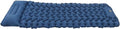 Ergonomic Inflating Sleeping Pad with Foot Pump and Storage Bag, and Wear for Office, Camping, and Outdoor Use (Navy Blue)