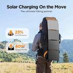 SinKeu Portable Power Station 300W with 40W Solar Panel,256Wh Solar Generator LiFePO4 Battery with USB DC AC Outlet for Outdoor,Off-Grid Living,RV,Emergency