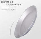 Boundless Voyage Titanium Dish Plate Bowl Set with Carry Bag Outdoor Camping Pan Tableware Cookware Mess Kit for Food Fruit Sauce Ti1111T