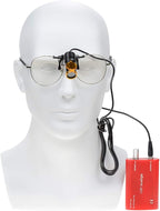 5W Waist Hanging Head Light with Plastic Clip Filter for Magnifier (Red)