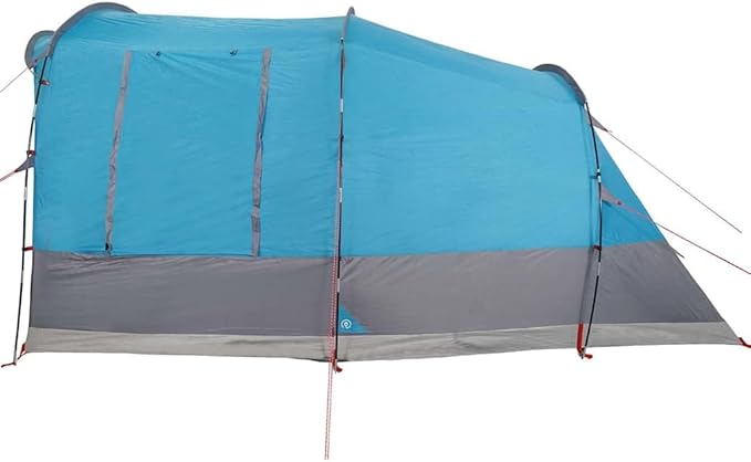 Camping Tent Tunnel 3-Person Green Waterproof Outdoor Shelter with All-Round Waterproof Design Easy Setup and Takedown Good Ventilation Mosquito Protection